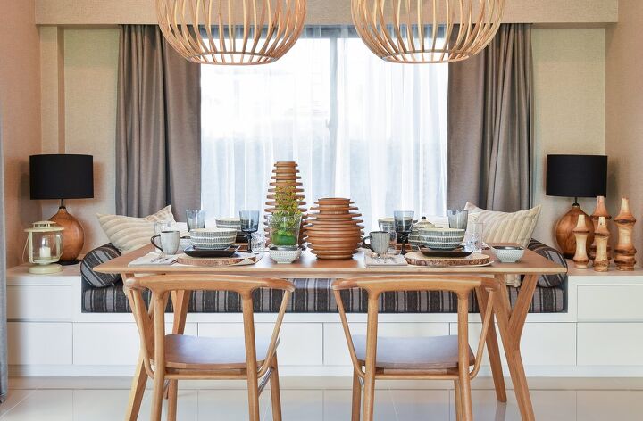 how to decorate dining table when not in use