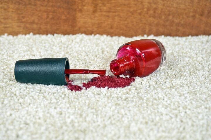 how to get nail polish off the carpet