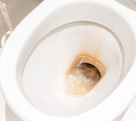 How To Remove Brown Stain At The Bottom Of Toilet Bowl