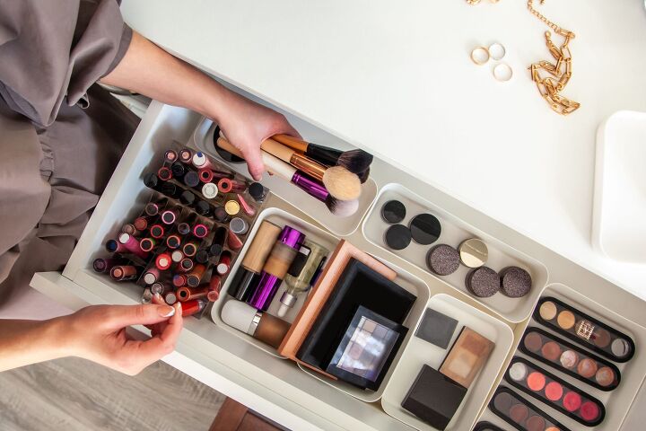 How To Organize A Makeup Drawer