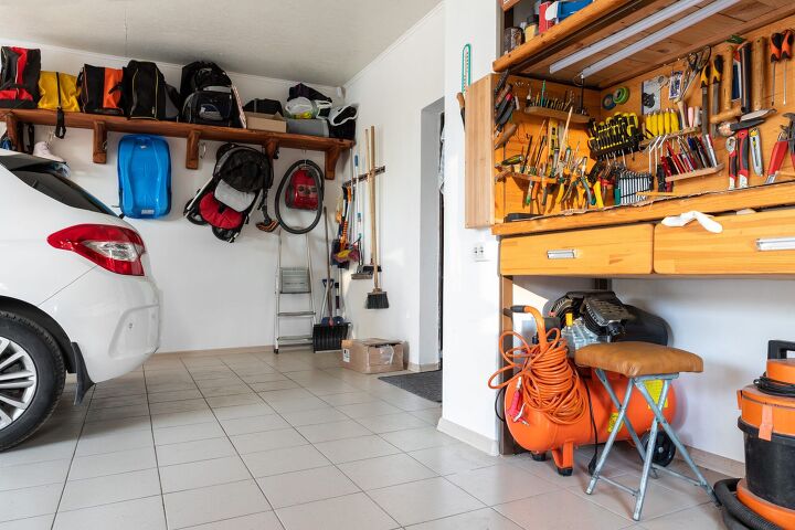 how to organize power tools in your garage