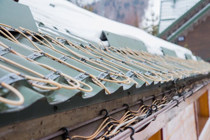 how long should roof heating cables be left on