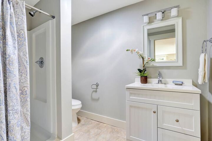 how to remove a bathroom vanity that uses floor plumbing