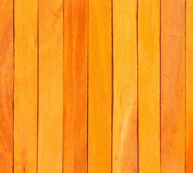 how to tone down orange wood quickly easily