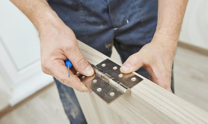 how to cut out a door hinge with a dremel quickly easily