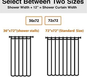 standard shower curtain size plus measuring tips