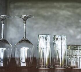 Should Glassware Face Up Or Down In A Kitchen Cabinet?