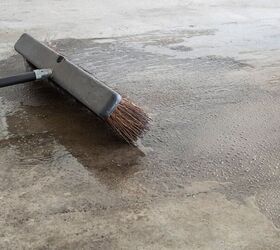 How To Remove Road Salt From The Garage Floor